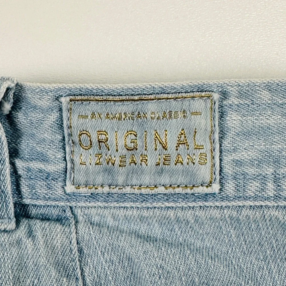 Liz Claiborne Lizwear Light Wash Denim Bermuda Shorts‎ 18W Light Blue Cotton